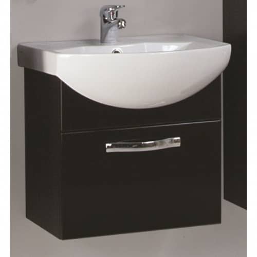Купить Тумба Акватон Ария 65 под раковину 1A134001AA430 темно-коричневая по низкой цене