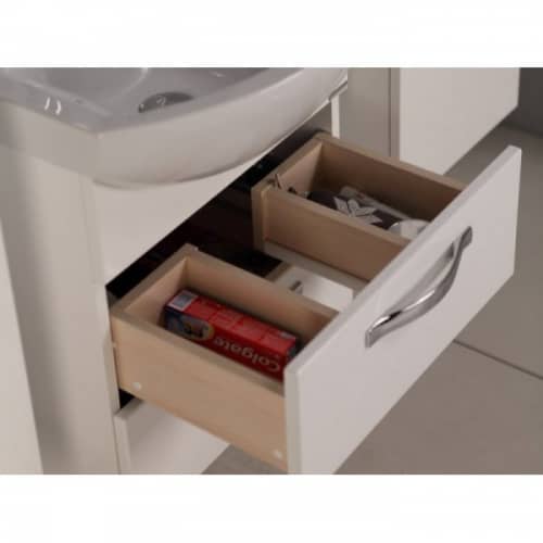 Купить Тумба Акватон Ария М 50 под раковину 1A140001AA010 белая по низкой цене