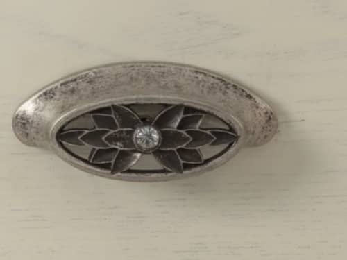 Купить Тумба Акватон Жерона 85 под раковину 1A158501GEM20 белое серебро по низкой цене