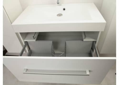 Купить Тумба Акватон Мадрид 120 М под раковину 1A168701MA010 белая с ящиком по низкой цене