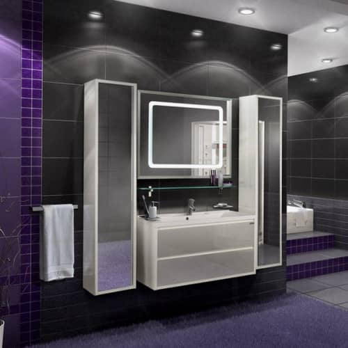 Купить Тумба Акватон Римини 100 под раковину 1A134501RN010 белая по низкой цене