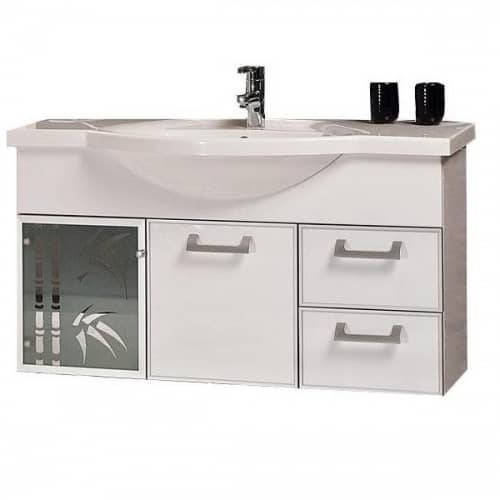 Купить Тумба Акватон Сайгон 110 под раковину 1A106001SA010 белый по низкой цене