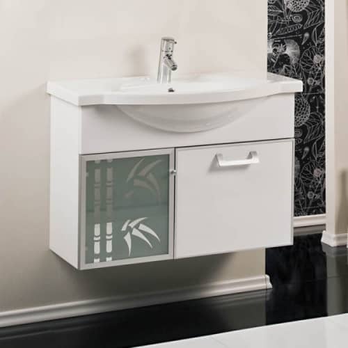 Купить Тумба Акватон Сайгон 85 под раковину 1A105701SA010 белый по низкой цене