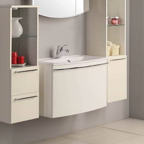 Купить Тумба Акватон Севилья 95 под раковину 1A126401SEG30 белый жемчуг по низкой цене