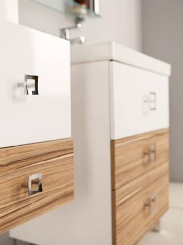 Купить Тумба Акватон Стамбул 105 под раковину 1A127301ST490 эбони светлый по низкой цене