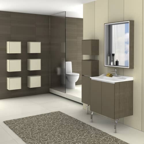 Купить Тумба Акватон Фабиа 65 под раковину 1A159501FBAH0 Корица по низкой цене