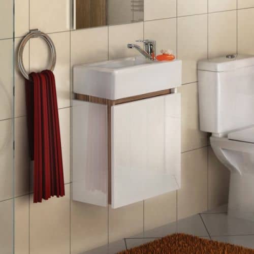 Купить Тумба Акватон Эклипс М под раковину 1A172801EK49L Эбони светлый L по низкой цене