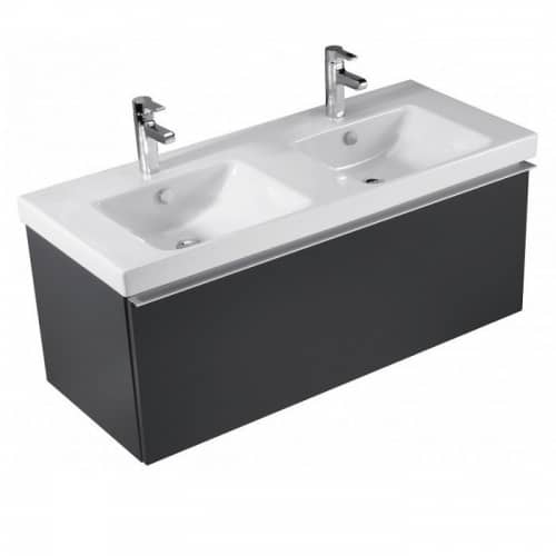 Купить Тумба Jacob Delafon Odeon Up EB887-E15 под раковину серый антрацит 1170х485х450 мм по низкой цене