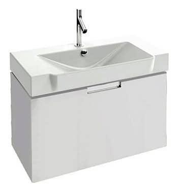 Купить Тумба Jacob Delafon Reve EB1131-G1C под раковину белый блестящий лак 790х445х380 мм по низкой цене