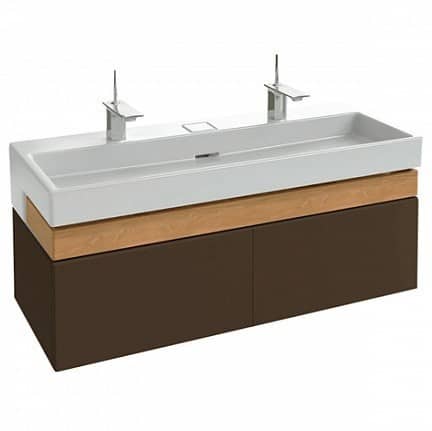 Купить Тумба Jacob Delafon Terrace EB1188-N23 под раковину ледяной коричневый лак 1200х480х380 мм по низкой цене