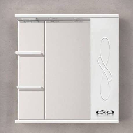 Купить Зеркало-шкаф Style Line Венеция 75/С белый по низкой цене