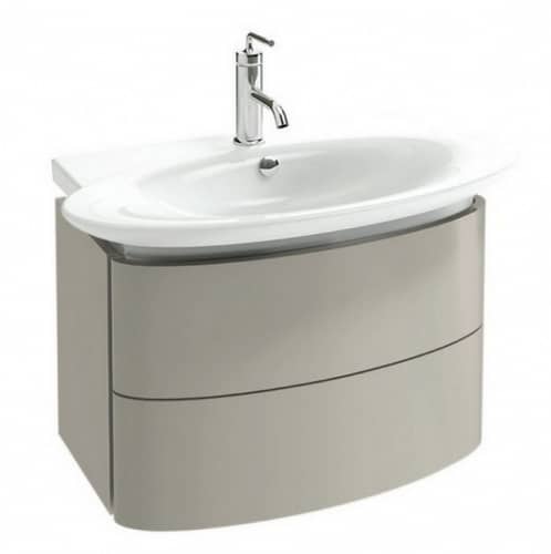 Купить Тумба Jacob Delafon Presqu'ile EB1103-N21 под раковину серый титан лак 660х410х450 мм по низкой цене