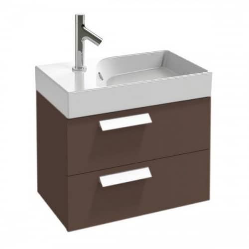 Купить Тумба Jacob Delafon Rythmik EB1300-G80 под раковину светло-коричневый лак 595х360х424 мм по низкой цене