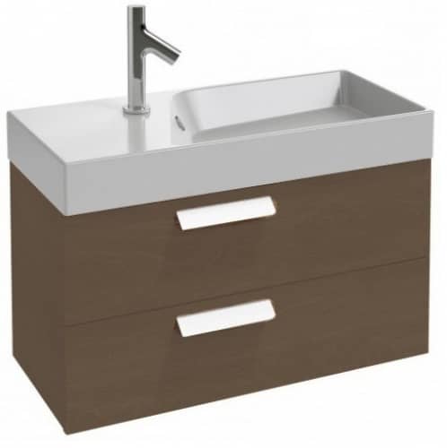 Купить Тумба Jacob Delafon Rythmik EB1303-G80 под раковину светло-коричневый лак 795х450х424 мм по низкой цене