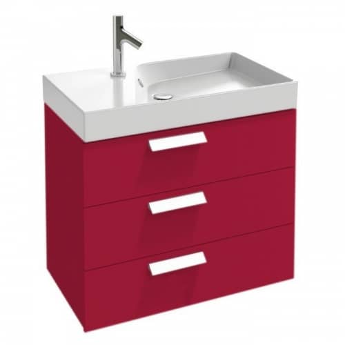 Купить Тумба Jacob Delafon Rythmik EB1309-G1C под раковину белый блестящий лак 795х450х634 мм по низкой цене