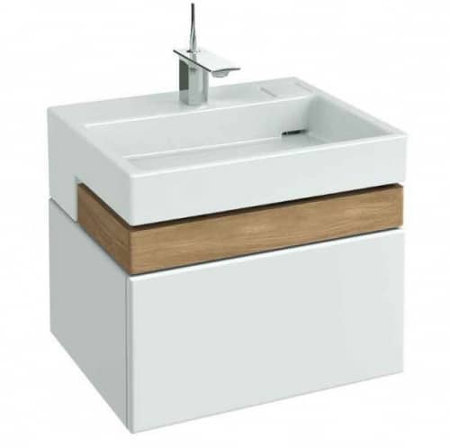 Купить Тумба Jacob Delafon Terrace EB1185-G1C под раковину белый блестящий лак 600х480х380 мм по низкой цене