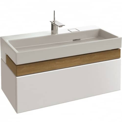 Купить Тумба Jacob Delafon Terrace EB1187-G1C под раковину белый блестящий лак 1000х480х380 мм по низкой цене