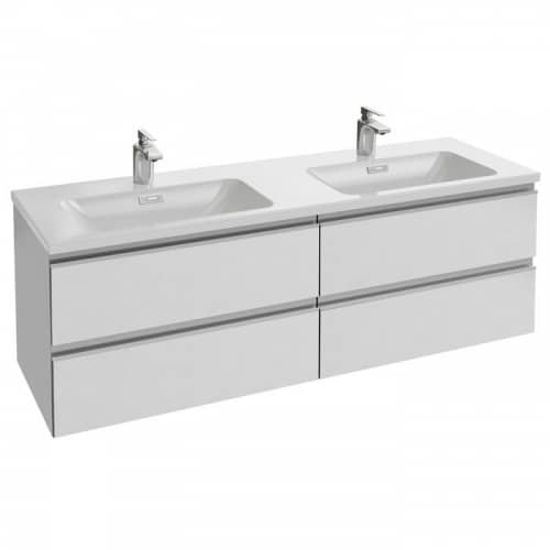 Купить Тумба Jacob Delafon Vox EB2020-RA-N18 под раковину белая блестящая 1400х460х452 мм по низкой цене