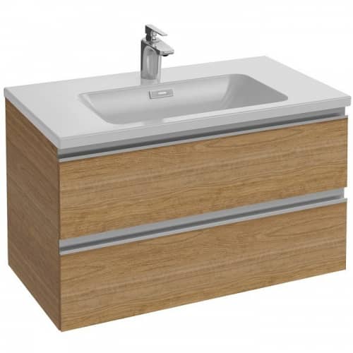 Купить Тумба Jacob Delafon Vox EB2028-RA-E16 под раковину ореховое дерево 800х460х452 мм по низкой цене