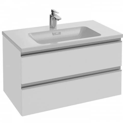 Купить Тумба Jacob Delafon Vox EB2028-RA-N18 под раковину белая блестящая 800х460х452 мм по низкой цене