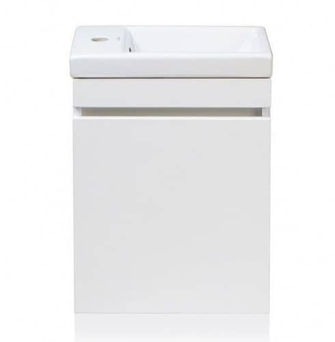 Купить Тумба Style Line Compact 40 Люкс с раковиной белая по низкой цене