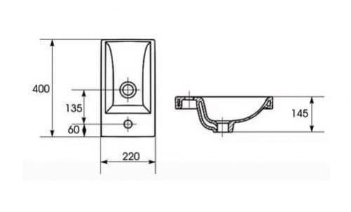 Купить Тумба Style Line Compact 40 Люкс с раковиной белая по низкой цене