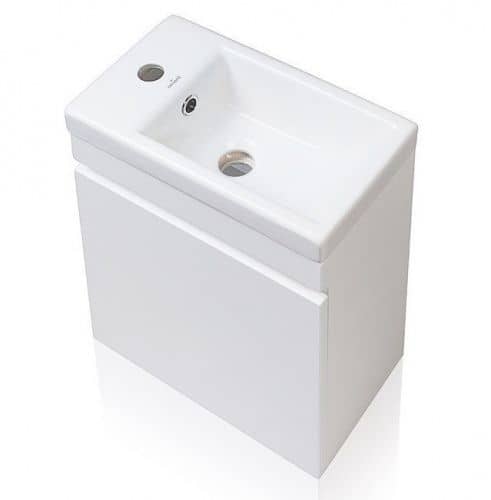 Купить Тумба Style Line Compact 40 Люкс с раковиной белая по низкой цене