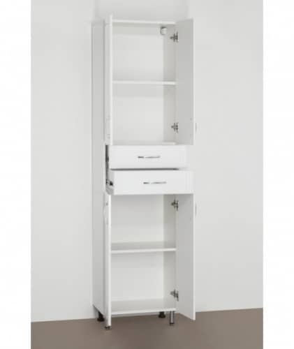 Купить Шкаф-пенал Style Line Эко Стандарт 480 2 яшика белый по низкой цене