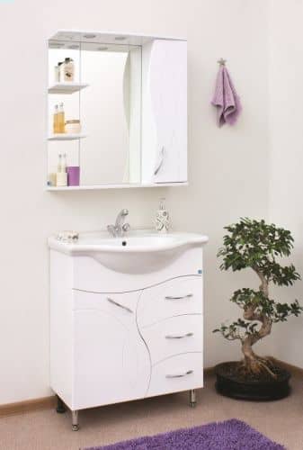 Купить Тумба Style Line Амелия 75 с раковиной по низкой цене