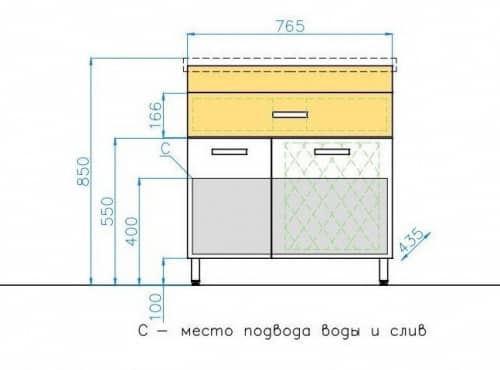 Купить Тумба Style Line Ориноко 80 напольная с раковиной белая/ориноко по низкой цене