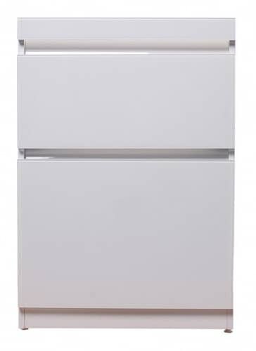 Купить Тумба Style Line Даймонд 120 L Люкс Plus с раковиной белая по низкой цене