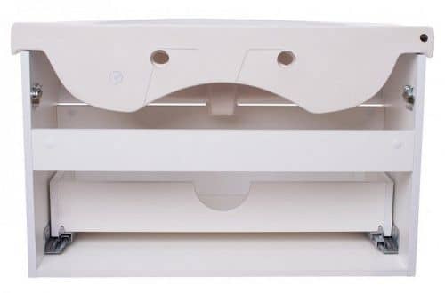 Купить Тумба Style Line Рената 80 Люкс Plus подвесная с раковиной белая/ясень по низкой цене