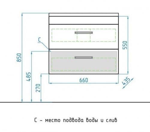 Купить Тумба Style Line Лотос 70 Plus подвесная с раковиной шелк зебрано по низкой цене