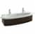 тумба jacob delafon presqu'ile eb1101-v13 под раковину палисандр шпон 1090х450х240 мм Купить Тумба Jacob Delafon Presqu'ile EB1101-V13 под раковину палисандр шпон 1090х450х240 мм по низкой цене