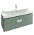 Купить Тумба Jacob Delafon Reve EB1137-G95 под раковину оливковый блестящий 1173х445х435 мм по низкой цене