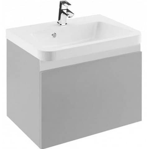 Купить Тумба Ravak 10 градусов SD 650 X000000737 под раковину серый глянец по низкой цене
