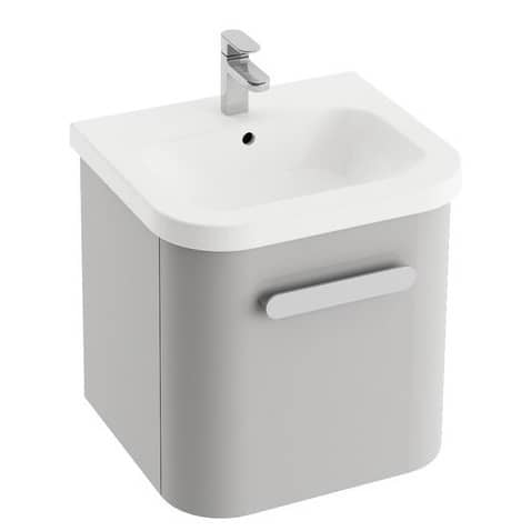 Купить Тумба Ravak Chrome SD 550 X000000636 под раковину матовая серая по низкой цене