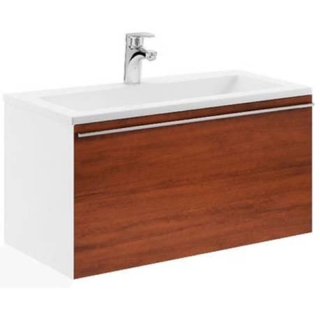 Купить Тумба Ravak SD Clear 800 X000000758 под раковину белая/вишня по низкой цене