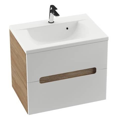 Купить Тумба Ravak SD 700 Classic II X000000909 под раковину каппучино/белый глянец по низкой цене