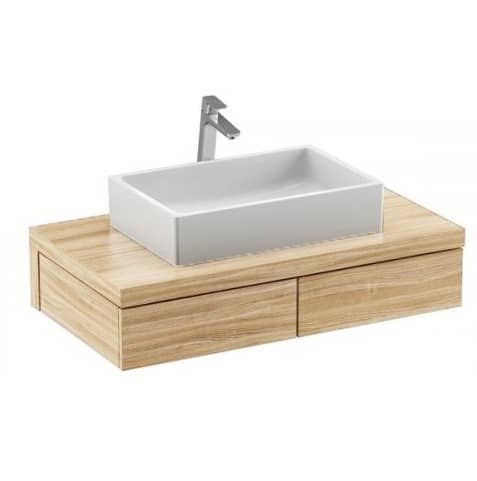 Купить Тумба Ravak SD Formy 1000 X000001033 под раковину дуб по низкой цене