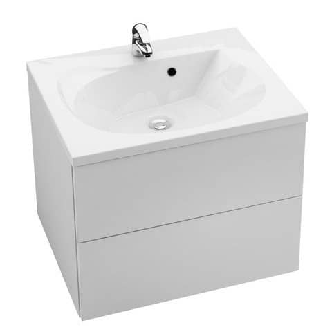 Купить Тумба Ravak Rosa II SD 600 X000000924 под раковину белая глянцевая по низкой цене