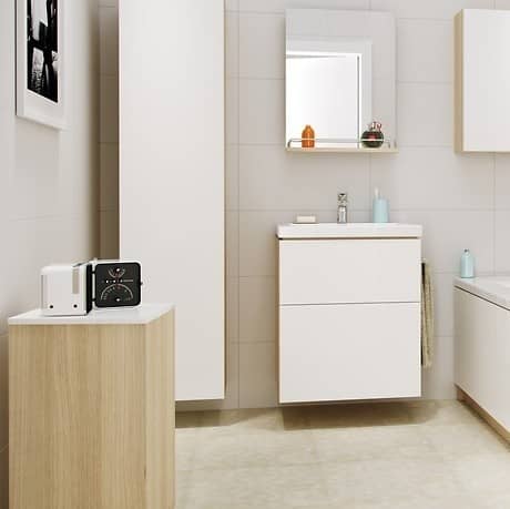 Купить Тумба Cersanit Smart 60 B-SU-SMA-CO60/Wh под раковину Ясень/белый по низкой цене