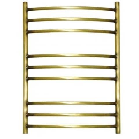 Купить Полотенцесушитель Domoterm Калипсо бронза П9 водяной 500х700 мм по низкой цене