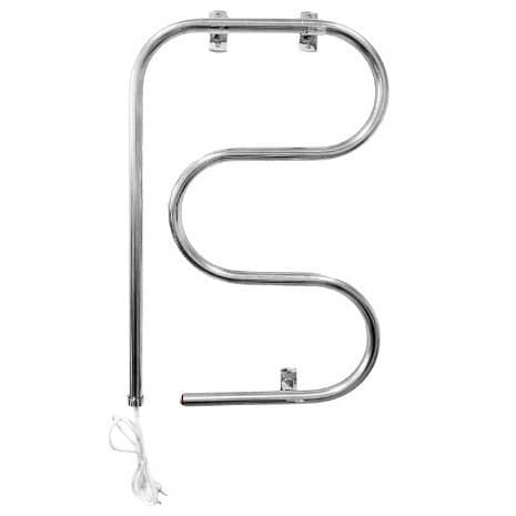 Купить Полотенцесушитель Domoterm E-образный DMT 104-25 электрический, левое подключение 440х700 мм по низкой цене