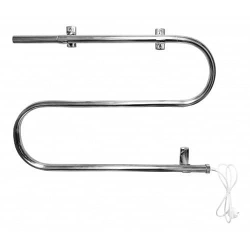 Купить Полотенцесушитель Domoterm S-образный DMT 112 электрический, правое подключение 420х700 мм по низкой цене