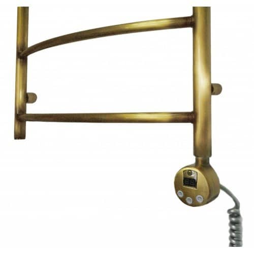 Купить Полотенцесушитель Domoterm Калипсо бронза П5 электрический, правое подключение 500х500 мм по низкой цене