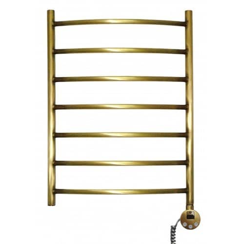 Купить Полотенцесушитель Domoterm Калипсо бронза П7 электрический, правое подключение 500х700 мм по низкой цене