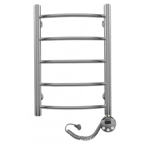 Купить Полотенцесушитель Domoterm Калипсо хром П5 электрический, правое подключение 500х700 мм по низкой цене