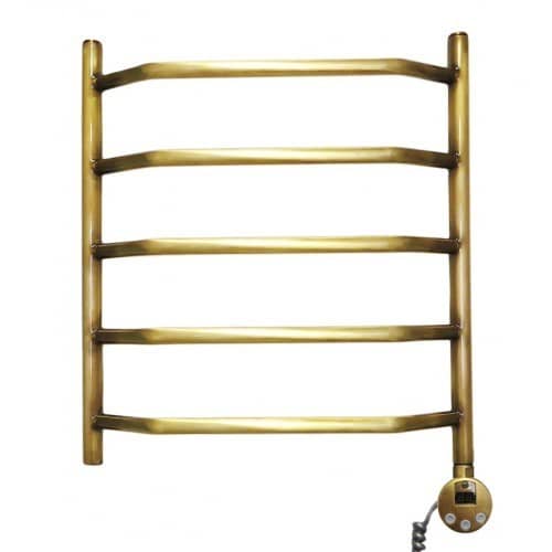 Купить Полотенцесушитель Domoterm Лаура бронза П5 электрический, правое подключение 500х700 мм по низкой цене