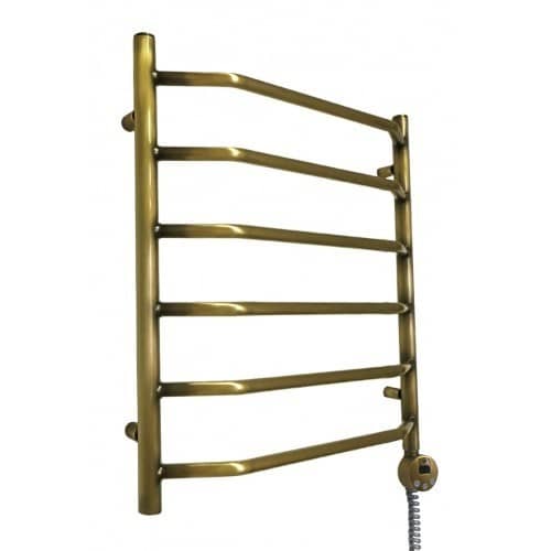 Купить Полотенцесушитель Domoterm Лаура бронза П6 электрический, правое подключение 500х600 мм по низкой цене